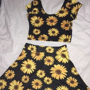 SUNFLOWER TWO PIECE SET